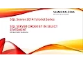 SQL Server Order By Clause