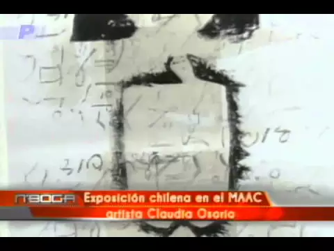 Exposición chilena en el MAAC artista Claudia Osorio