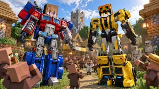 FERIXX BERUBAH MENJADI ROBOT TRASFORMER DI MINECRAFT!!