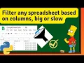 How to Filter Slow Loading or Frozen Google Sheets