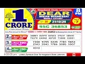Nagaland Lottery Sambad Live 8pm 10/21/2026 | Lottery Live