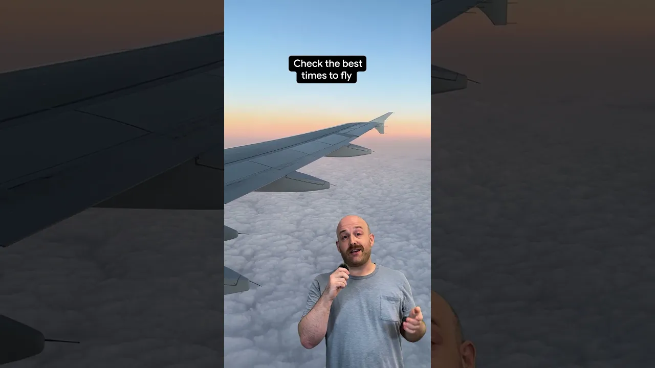Vertical video about travel saving tips