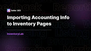 InventoryLab Import Accounting Info to Inventory CSV Guide