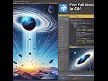 Mastering Physics Free Fall Simulation in C Learn Programming and Physics Simulation C Coding