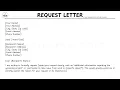 LETTER TEMPLATE How To Write A REQUEST LETTER in English Step by Step Guide Writing Practices