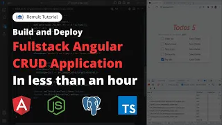 Build a Full-Stack Angular App and deploy to the cloud using node js express postgres remult