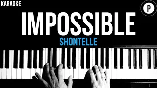 Download Shontelle - Impossible Karaoke SLOWER Acoustic Piano Instrumental Cover Lyrics MP3