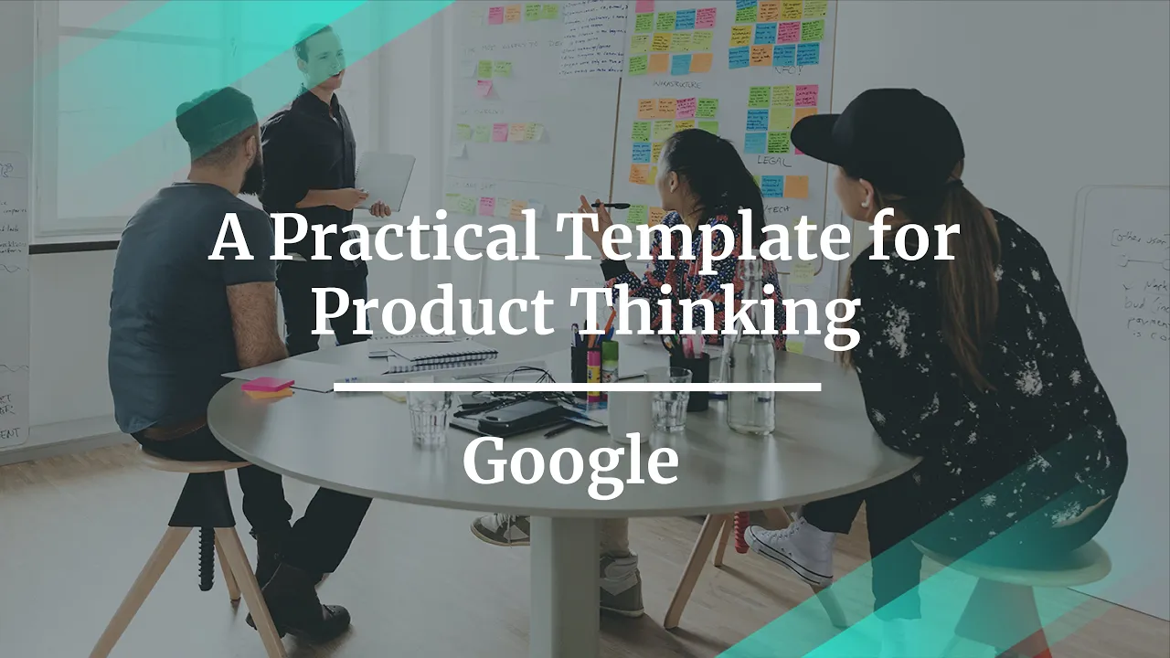 Webinar: A Practical Template for Product Thinking by Google PM, Prashant Nair - YouTube thumbnail