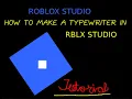 How To Make A Typewriter Text in Roblox Studio Really Small script