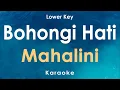 Download Lagu Bohongi Hati - Mahalini (Karaoke) Lower Key