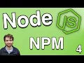 Installing Dependencies with NPM Node Package Manager - Node js Tutorial 4