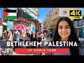 🇵🇸Bethlehem, Palestina Walking Tour - 4K Downtown tour｜Apr 2025