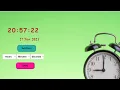 ALARM CLOCK USING HTML CSS AND JAVASCRIPT WEB DEVELOPMENT FOR BEGINNER
