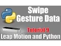 Swipe Gesture - Leap Motion and Python Tutorial 9