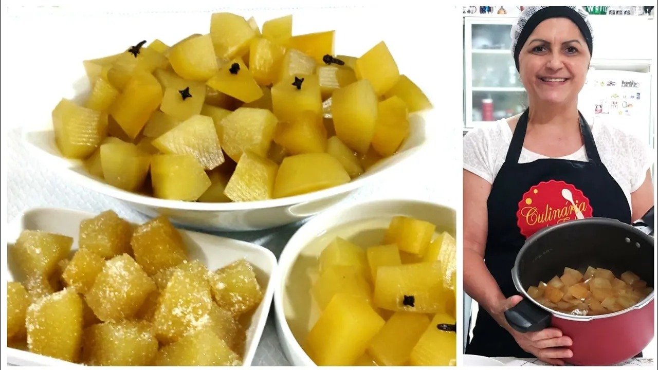 Doce de Banana na panela de PRESSÃO - Feito em 10min.. 