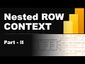 Mastering Nested Row Contexts in DAX Same Table Scenarios Explained