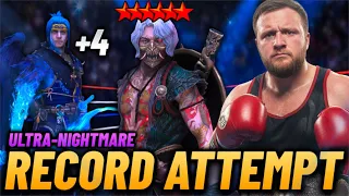 Mythical Ninja Can We Break My UNM Clan Boss Record - Raid Shadow Legends