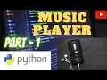 DEMO Music Player using Python Programming Tkinter and Pygame module 2021
