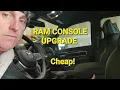 RAM Center Console Must have upgrade Cheap Easy 2019 to 2024 RAM 1500 to 3500