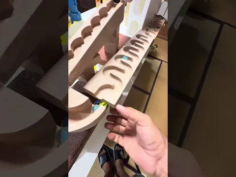 Marble runs are the ultimate art form! 🌟 something truly moving about watching a marble roll.