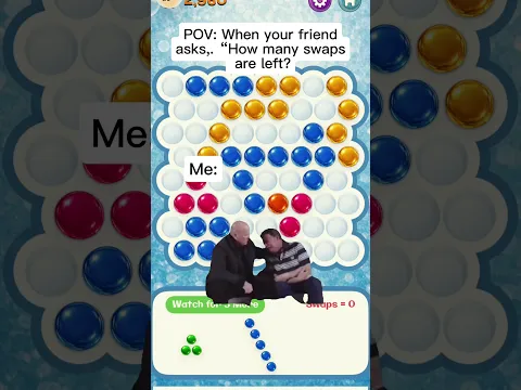 When your friend ask how many swaps you got left #mobilegame