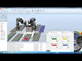 ABB Robot Screen Maker 2 LED Demo RobotStuido Programming Silmulation