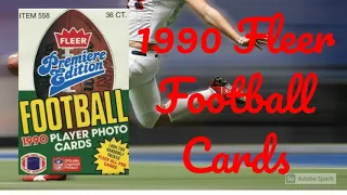 1990 Fleer Football Cards - 10 Most Valuable