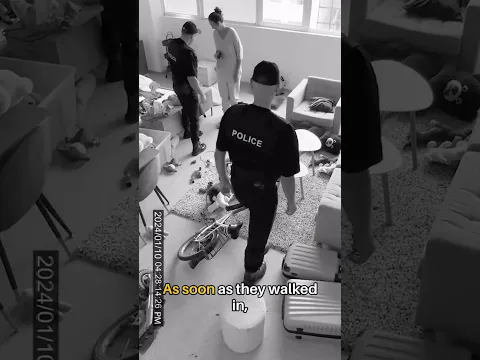 Mom calls police.. The house was in chaos