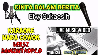 Download KARAOKE CINTA DALAM DERITA KOPLO NADA PRIA MP3