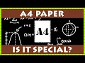 The Mathematical Brilliance of the A4 Paper Size Design