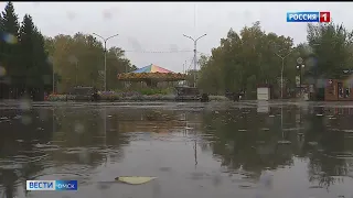 В Омской области объявили штормовое предупреждение