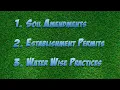 Water Wise tips with Dewey Three steps for a healthy lawn