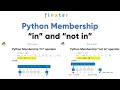 Python in not in Membership Operators Ultimate Guide