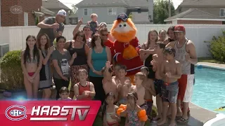 Youppi Crashes A Fan Club Member S Party 