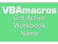 Get Active Workbook Name - VBA Macros