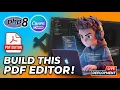 Build a PHP 8 Canva Clone PDF Editor in Browser Using HTML Javascript LIVE Deployment Hosting