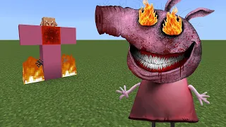 FIRE Peppa Pig Addon in Minecraft PE Bedrock