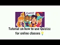 Online Quiz Quizziz Joinmyquiz Tutorial for teachers