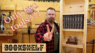 Easy Bookshelf with only 2 tools