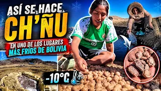 Así se hace CH’UÑU en uno de los lugares más fríos de Bolivia 🇧🇴🥶🥔