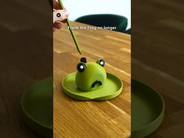 Frank the frog pen holder video thumbnail