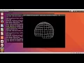 Designing 3D Sphere Using C Language Graphics