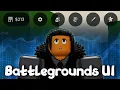 How Battlegrounds Make Their UI Roblox Studio