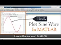 How to plot sine wave in matlab Matlab for beginners MATLAB TUTORIAL