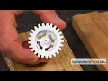How To GE Refrigerator Lower Drawer Gear WR02X13630