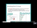 Python Chapter 5 Class 1 Part 2 Break Statement
