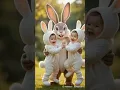Download Lagu Dugi Dugi Dum Dum || Cutes Babies Dances with Rabbit 🐰|Dugi Dugi Dam Dam #shorts