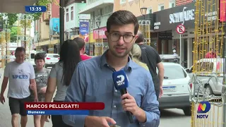 Blumenau: Polícia Militar apreende faca na cintura de jovem no bairro Ponta Aguda