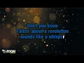 Tracy Chapman - Talkin' 'Bout A Revolution - Karaoke Version from Zoom Karaoke