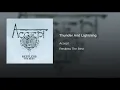 Thunder And Lightning